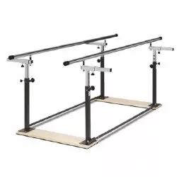 PARALLEL BARS, FOLDING S/STL ADJ HT 10'