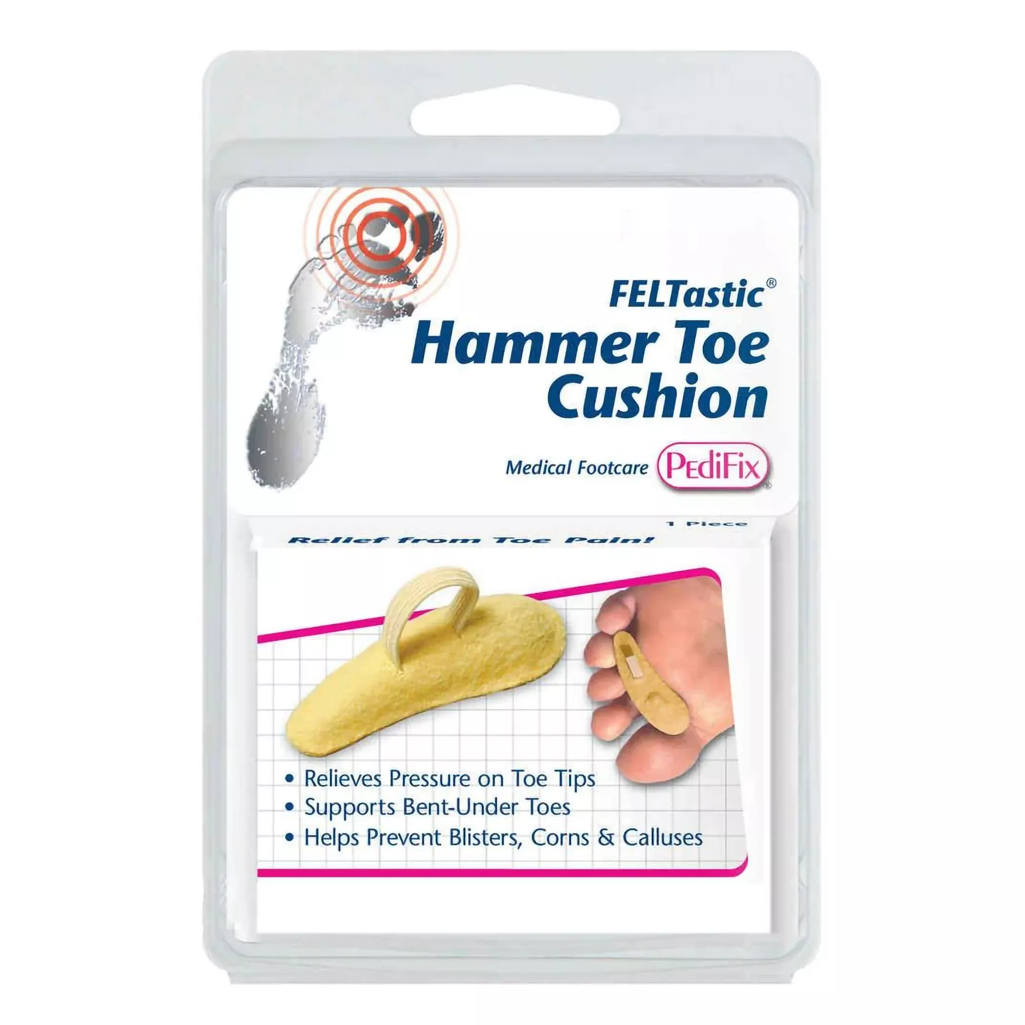 Pedifix Hammer Toe Cushion, 1 Pack