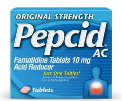 Pepcid AC Original Strength Famotidine Antacid, 1 Box of 30