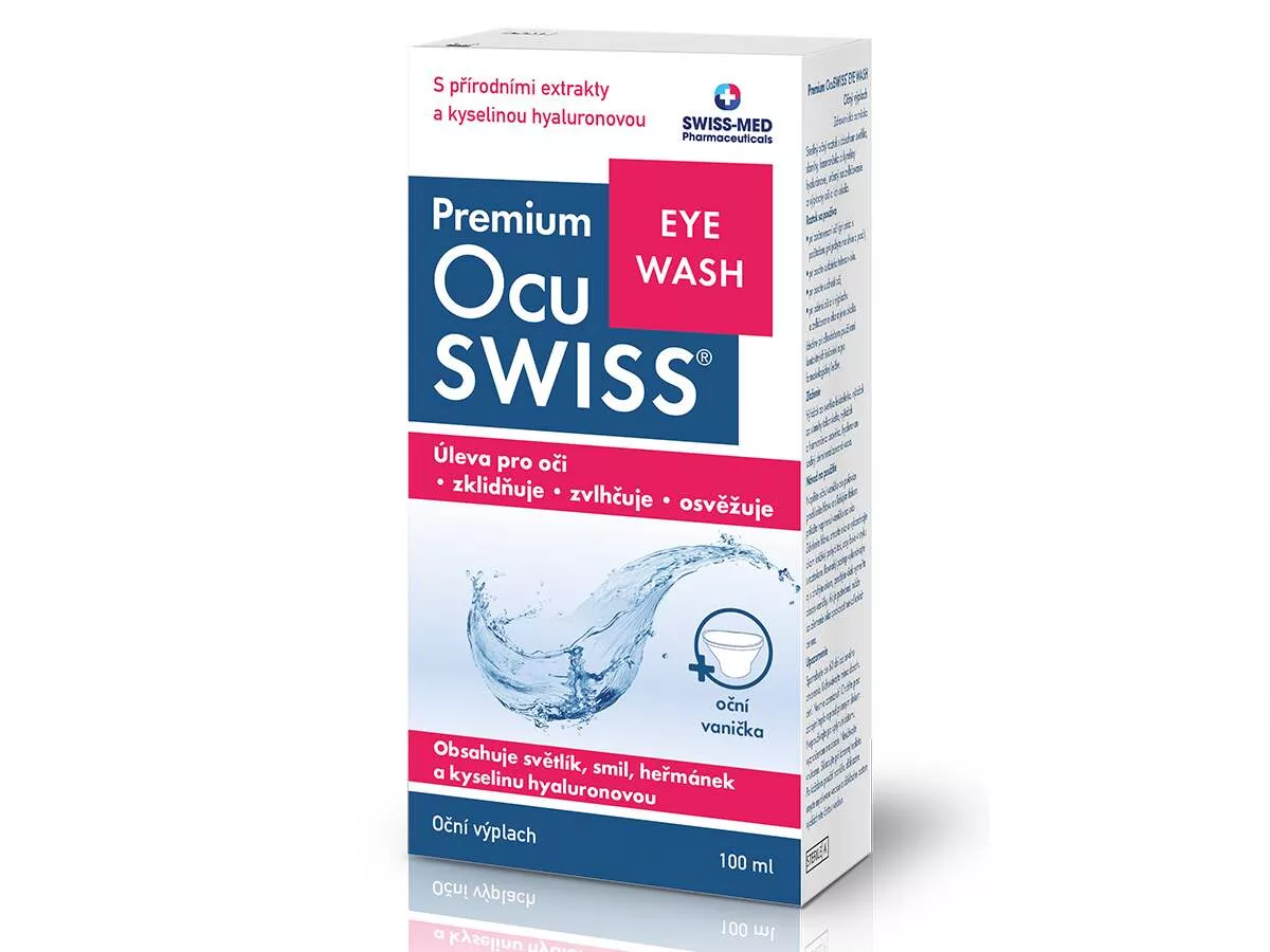 Premium Ocuswiss eye rinse 100 ml