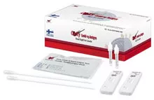 (Professional Use) CLA-COV19AG-VIS Clarity Diagnostics, COVID-19 Antigen Rapid Test Kits, Includes: (25) Tests, (25) NP Swabs, (25) Buffers, Package Insert, QSG, (1) Negative Control, and (1) Positive Control/kt (Non-Cancellable; Non-Returnable)