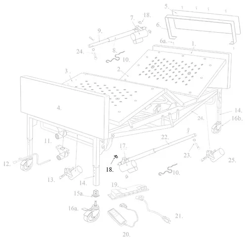 Quick Release Spring Knob For Bed Motor