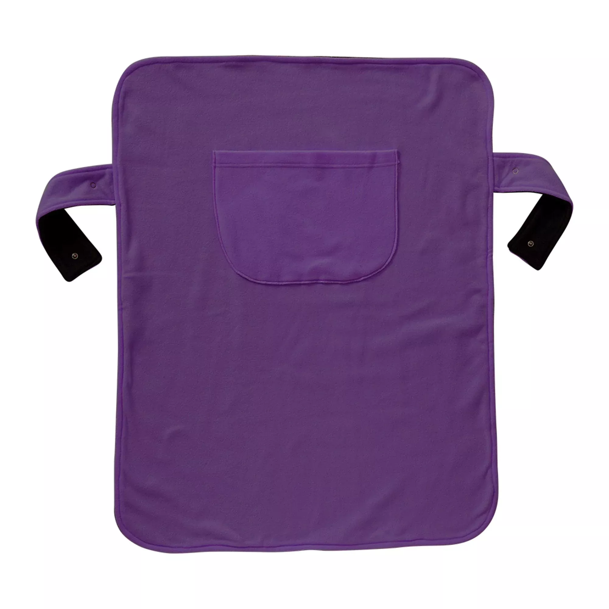 Silverts Wheelchair Blanket, Purple/Black, 1 Each