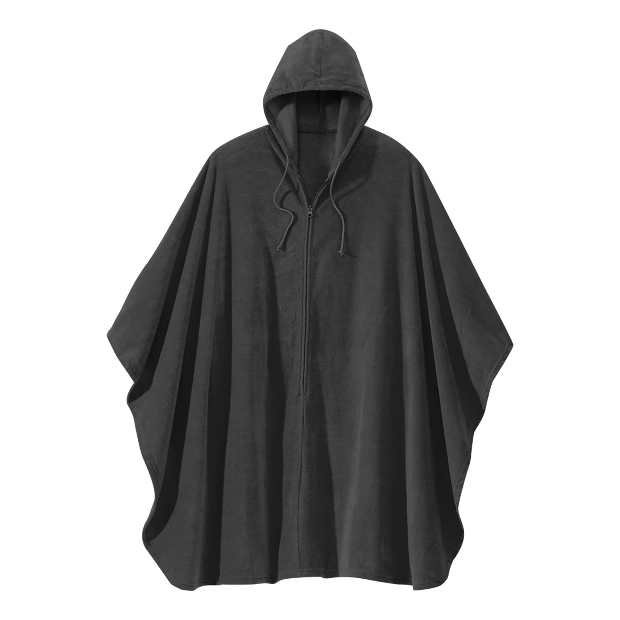Silverts Wheelchair Cape with Hood, Black, 1 Each