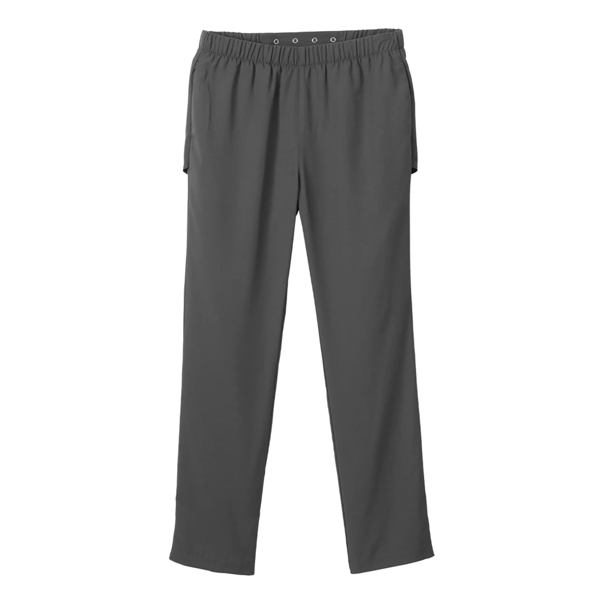 Silverts Women's Open Back Gabardine Pant, Pewter, Small, 1 Each