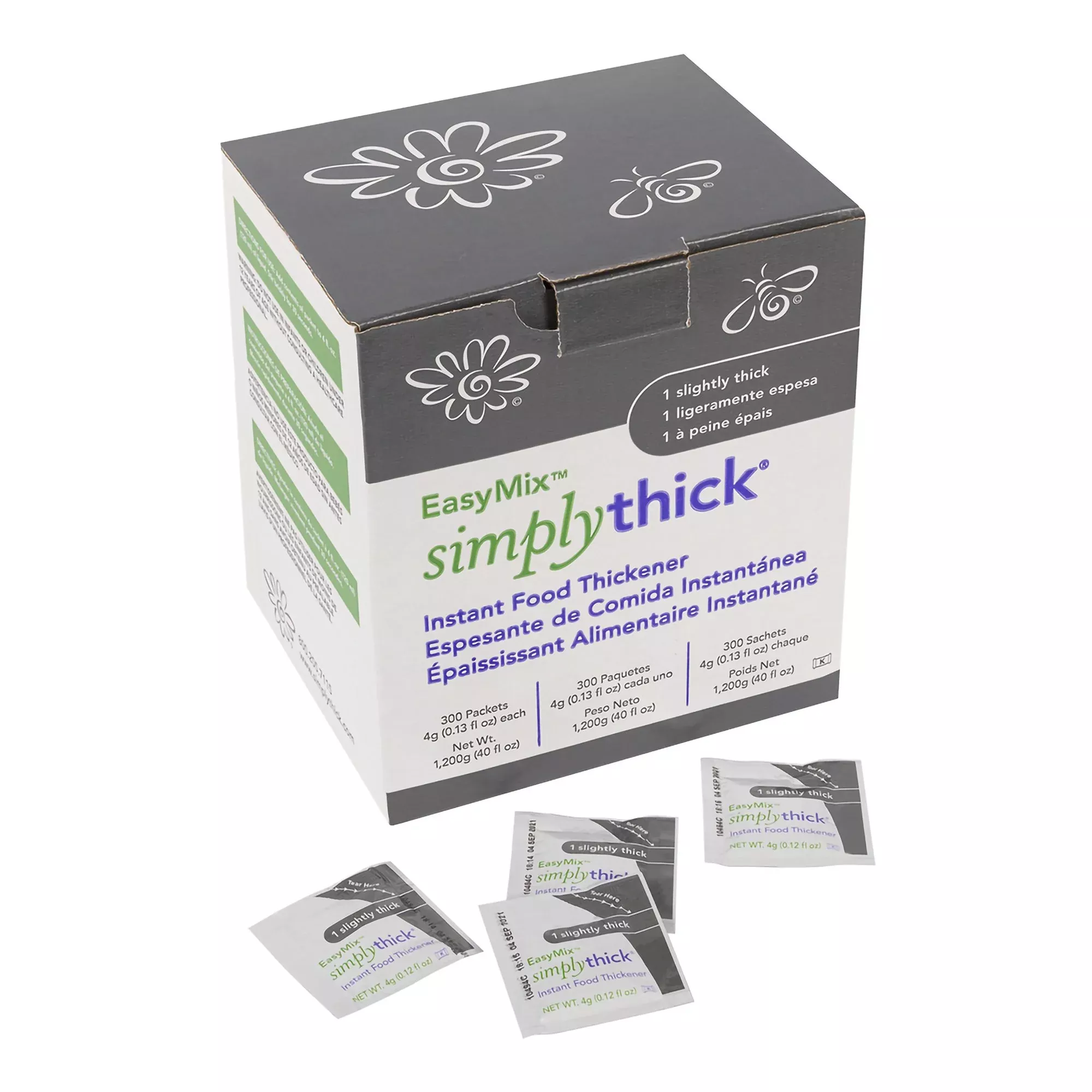 SimplyThick Food Thickener, 4-gram Packet, 1 Each