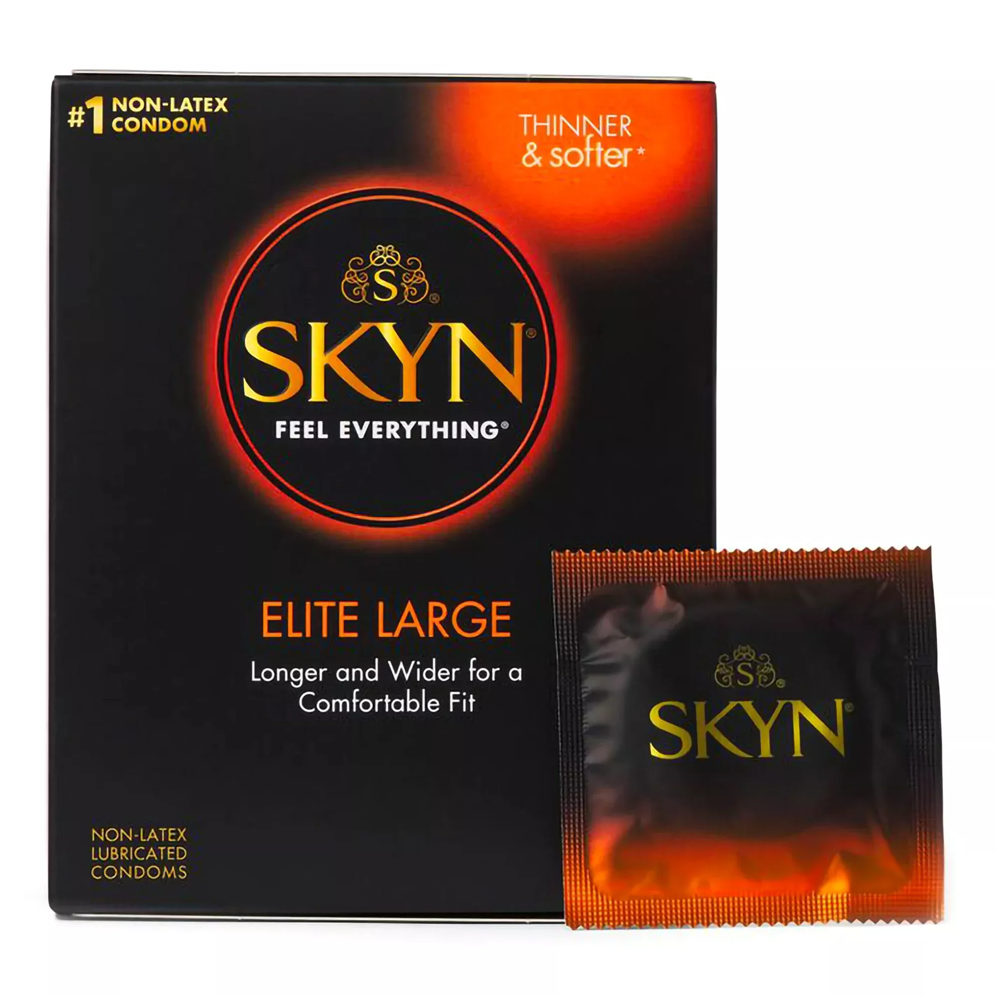 SKYN Elite Lubricated Condom, 1 Case of 1008