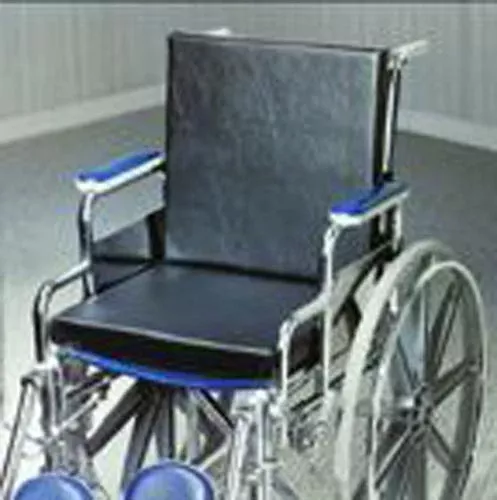 Solid Back Insert Wheelchair Cushion18 x16 x1.25w/Strap
