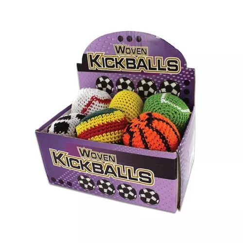 Sports Theme Kick Sack Countertop DisplayPk/24