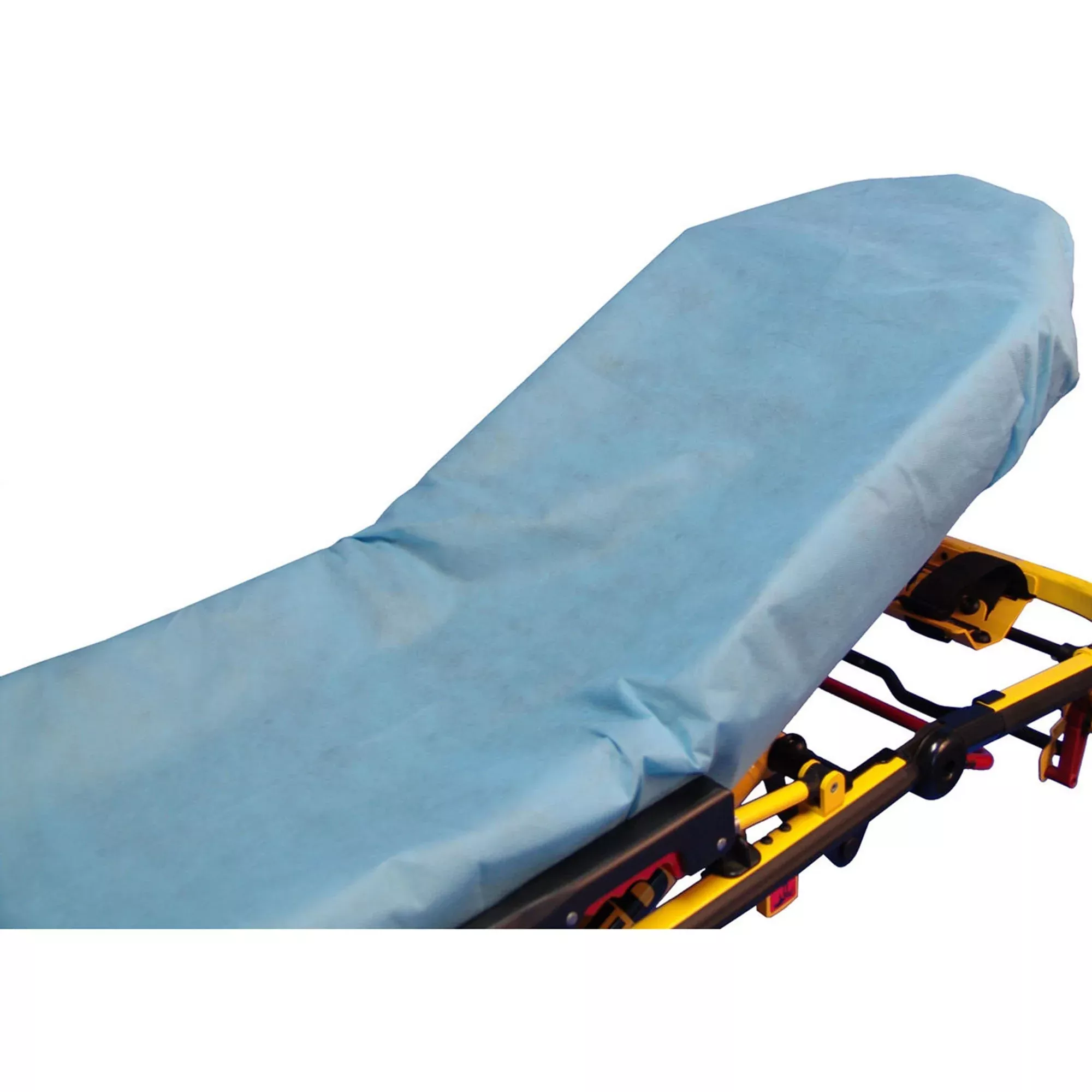 SureFit™ Blue Fitted Stretcher Sheet, 34 x 84 Inch, 1 Case of 50
