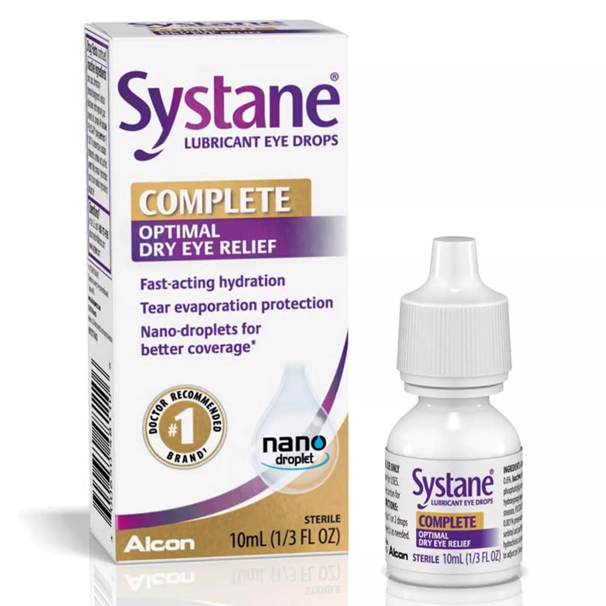 Systane Complete Eye Lubricant, 10-mL Bottle, 1 Each