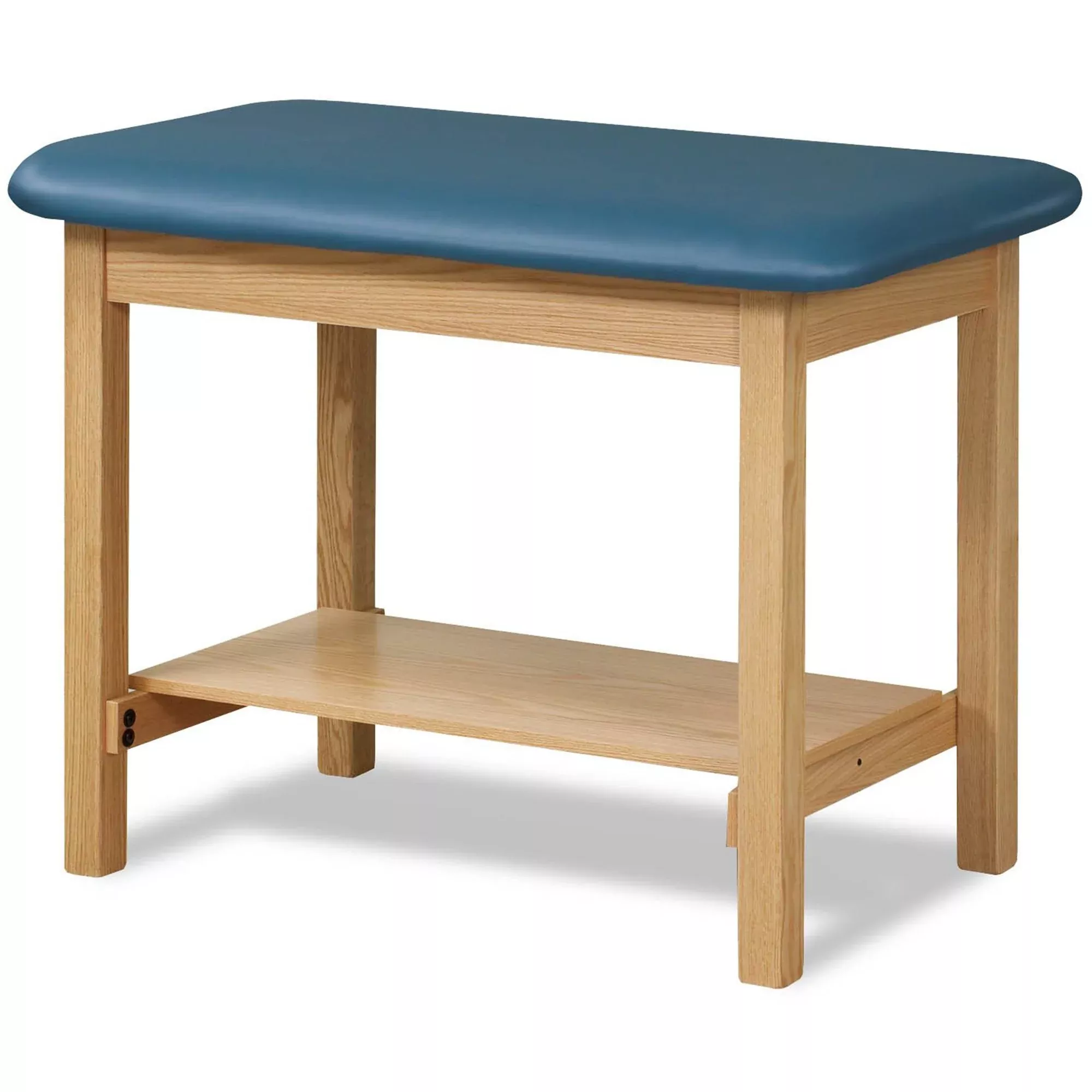 TABLE, TAPING H-BRACE W/SHELF RBLU 30"