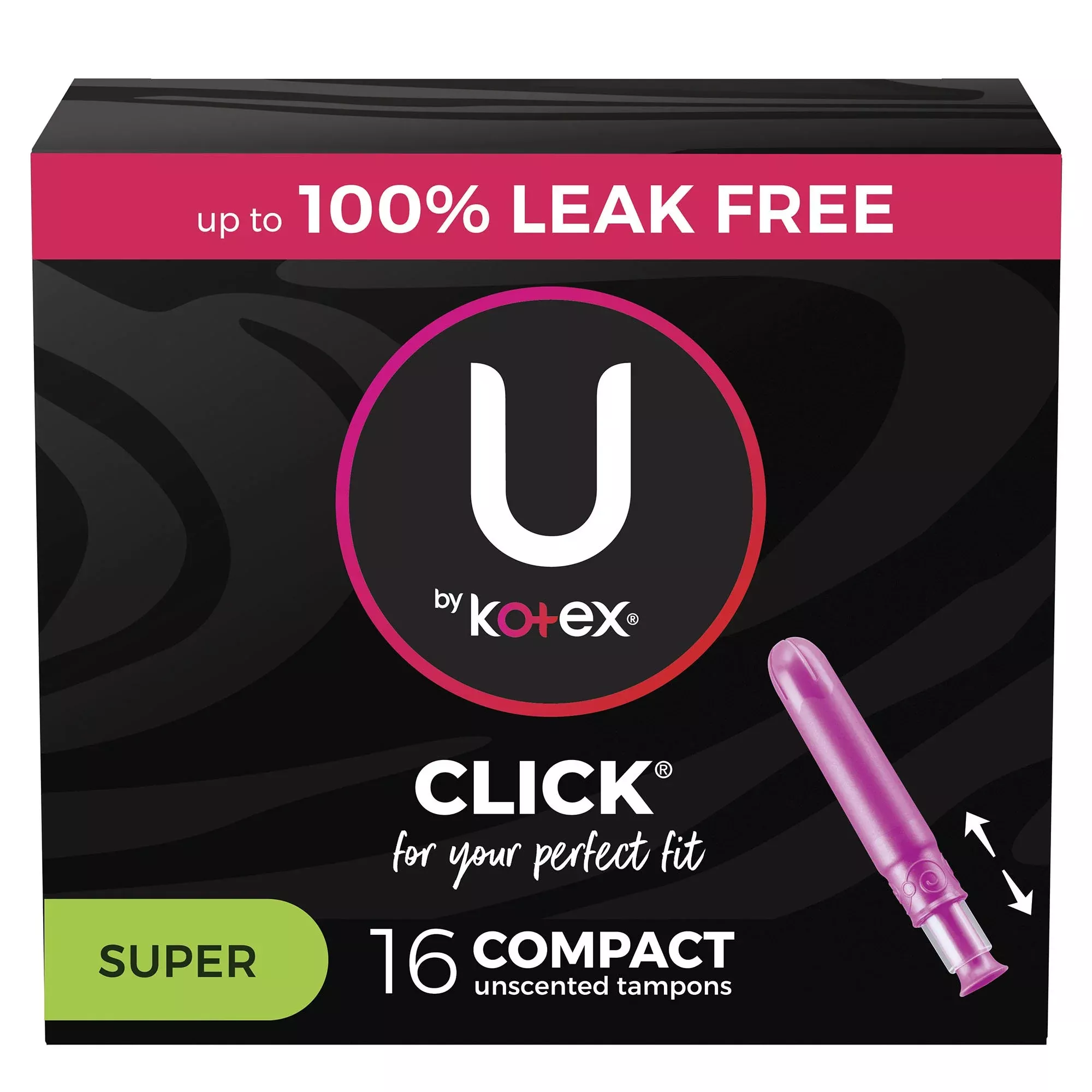TAMPON, KOTEX U UNSCENTED SUPER (16/BX)