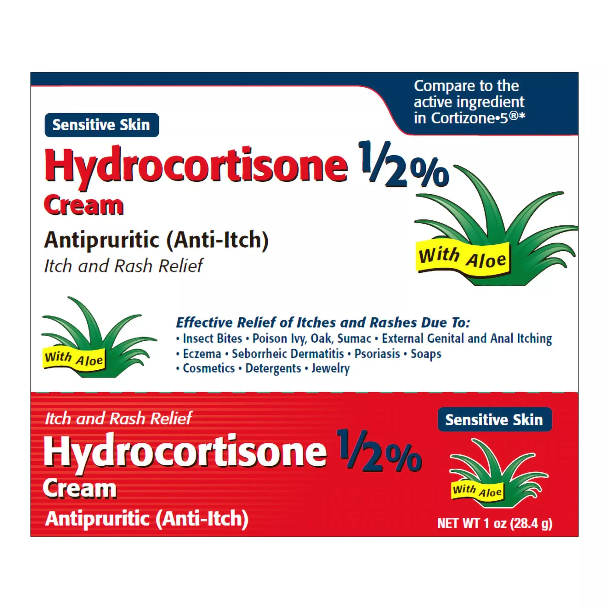 Taro Hydrocortisone Itch Relief, 1-ounce tube, 1 Each