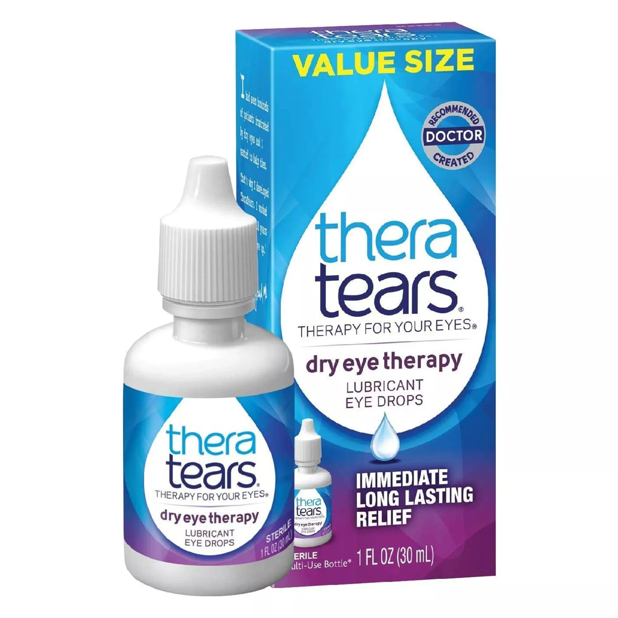 TheraTears Carboxymethylcellulose Sodium Eye Lubricant, 1 Each