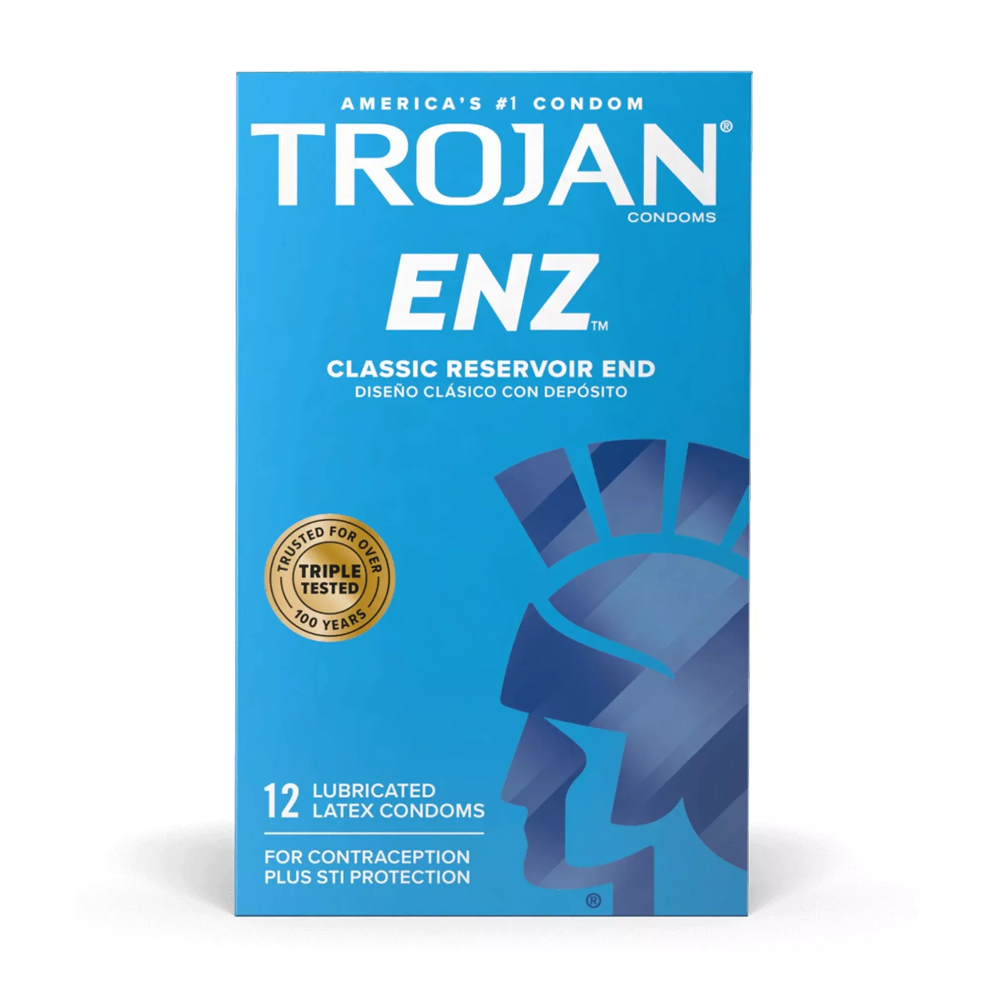 Trojan-Enz Condom, 1 Box of 3