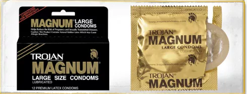 Trojan Magnum Condom, 1 Box of 12