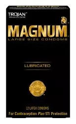 Trojan Magnum Latex Condom, Large, 1 Case of 1000