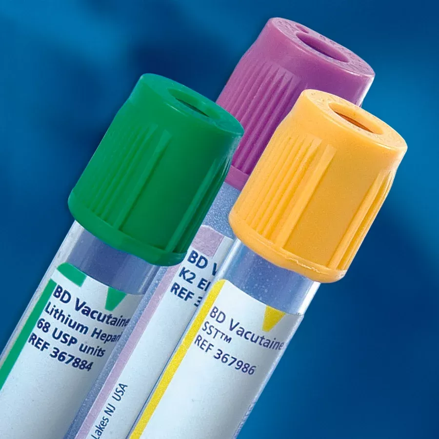 TUBE, BLD COL LIHEP GRN 10ML PLAS VACUTAINER (100/BX 10BX/CS