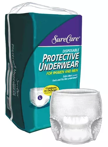 Underwear Disposable Medium 34 -46(4 pks/20 per case)