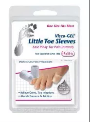 Visco-GEL Little Toe Sleeve, 1 Pack of 2