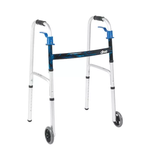 Walker Folding Trigger Release Junior with 5Wheels