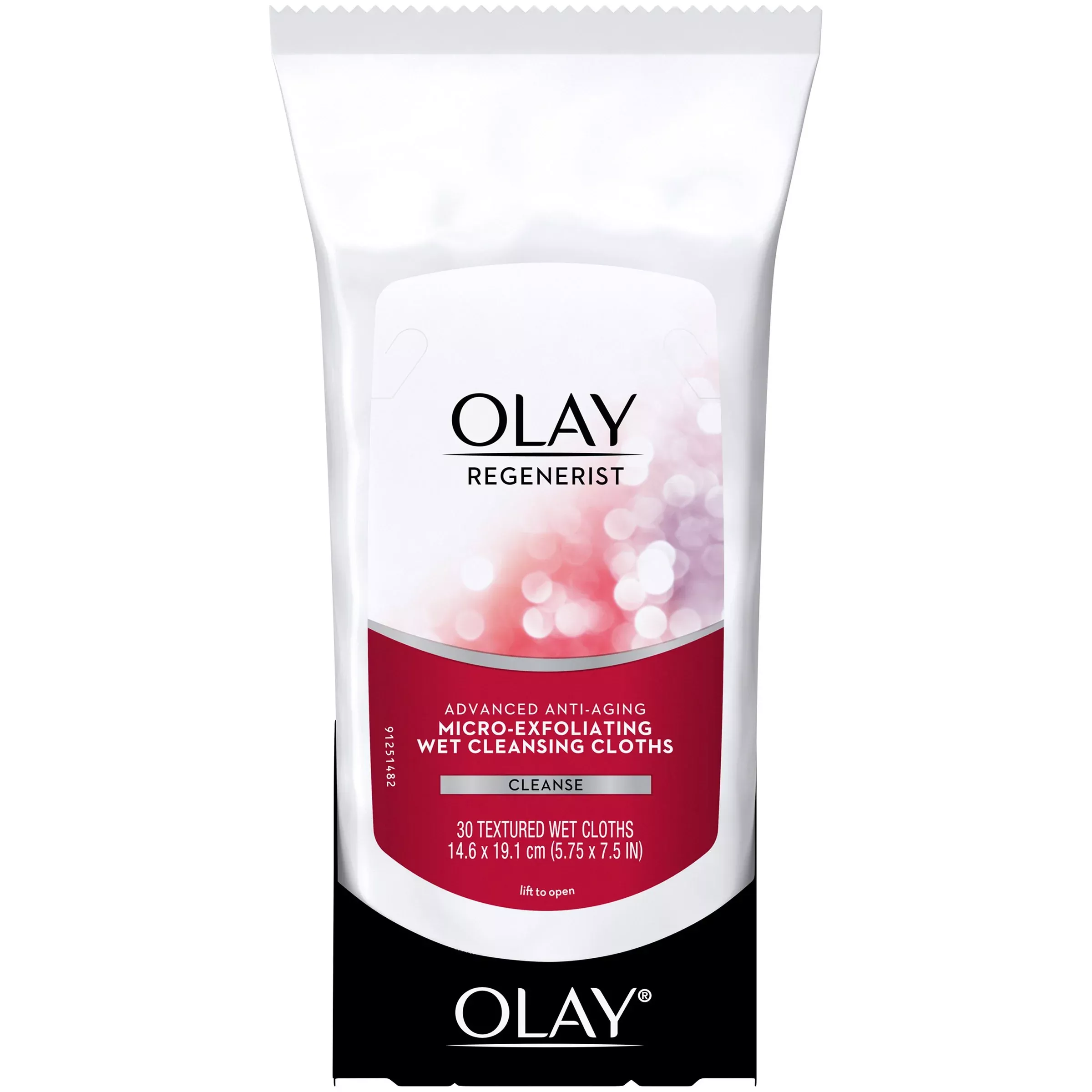 WIPE, WET OLAY REGEN MICRO EXFOLIENT (30/PK)
