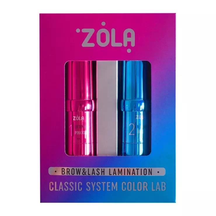ZOLA eyebrow and eyelash lamination set Classic System Color Lab